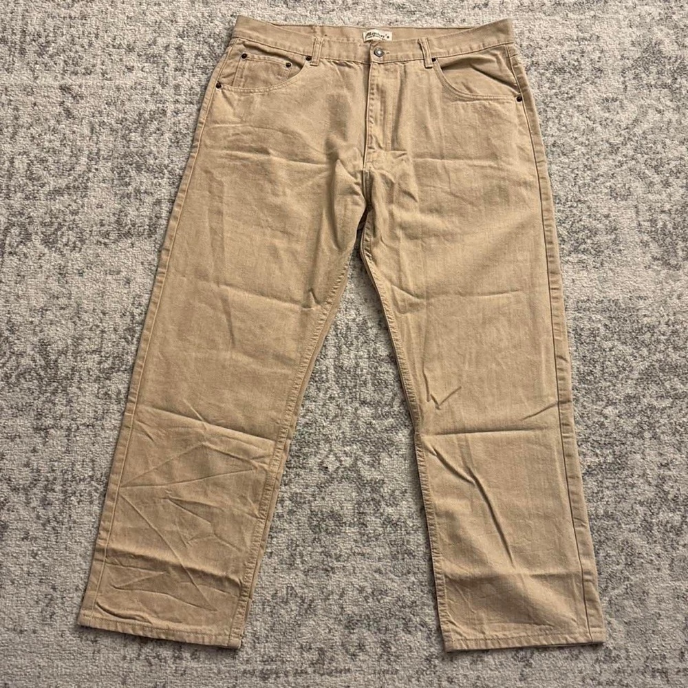 Members Property Tan Mens Pants Size 40x 32